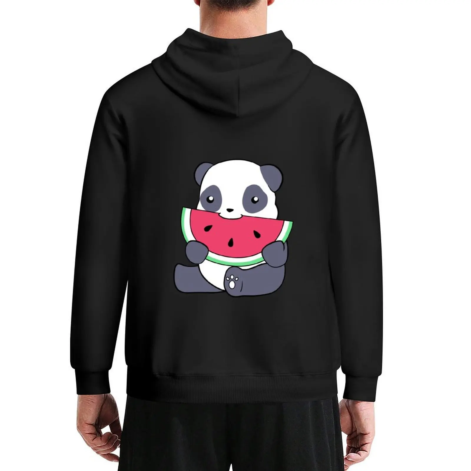 

WATERMELON PANDA Hoodie anime clothing korean autumn clothes men wear mens clothing new hoodies and sweatshirts