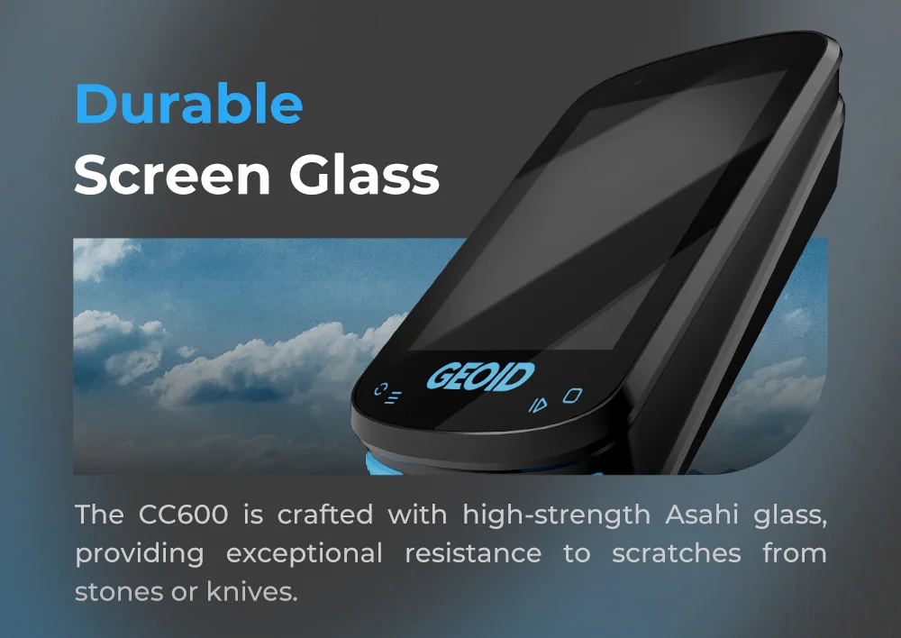GEOID CC600/CC700 Farbdisplay Kabelloser Fahrradcomputer GPS-Navigation Fahrradtacho GPX WLAN Radfahren Kilometerzähler Ant Indoor – Detail 4