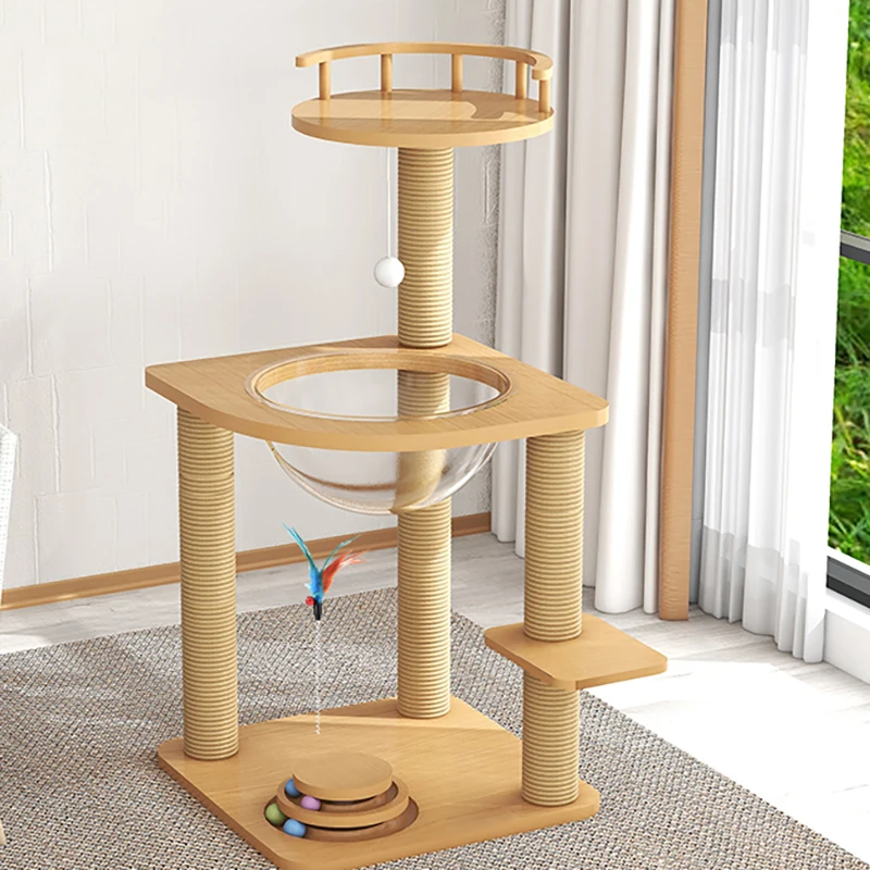 

Scratcher Towers Tree Cat Shelf House Scratching Playground Cat Shelf Carpet Wood Torre Rascador Para Gatos Pet Decoration