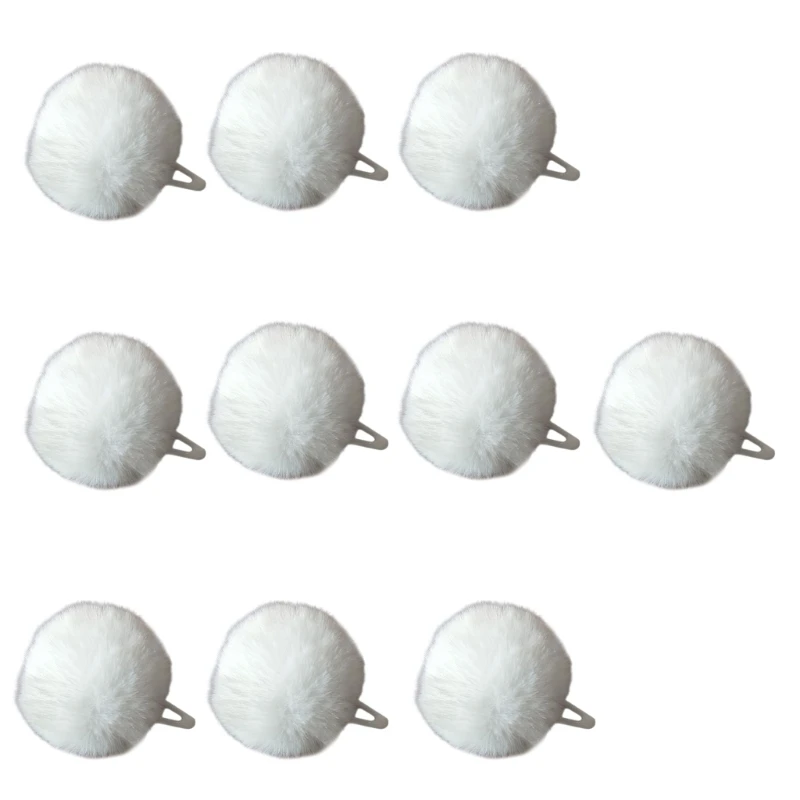 Pinces à cheveux thème Anime blanc, 10 pièces, avec forte tenue, pour diverses occasions, livraison directe