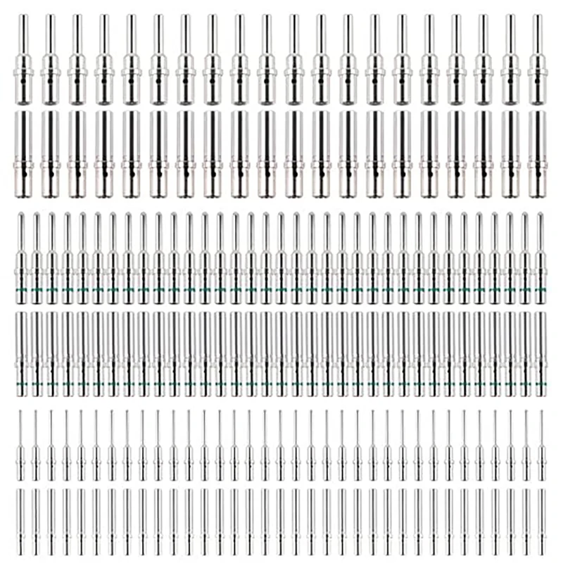 

JRready Deutsch-Solid Contact Kit,Terminals, Connectors for DTP,DT,DTM,HD10,HD30,DRC,DRB,DTHD,Jiffy Splice Series, Size 12,16,20