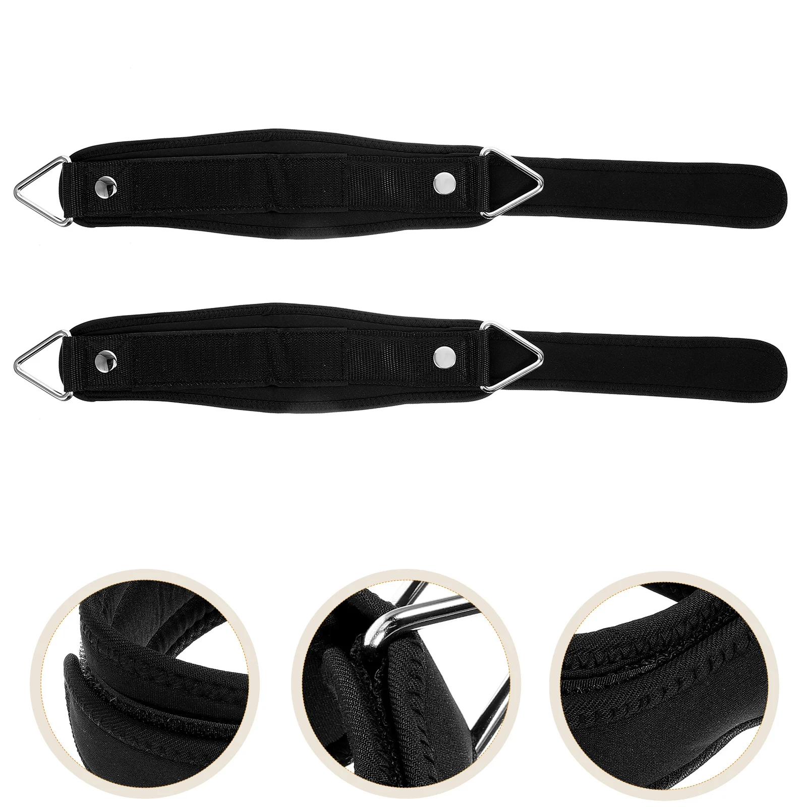 

1Pair Cable Machine Ankle Straps Adjustable Buckle Design for Fitness Leg Training Resistance Gym Equipment Cable