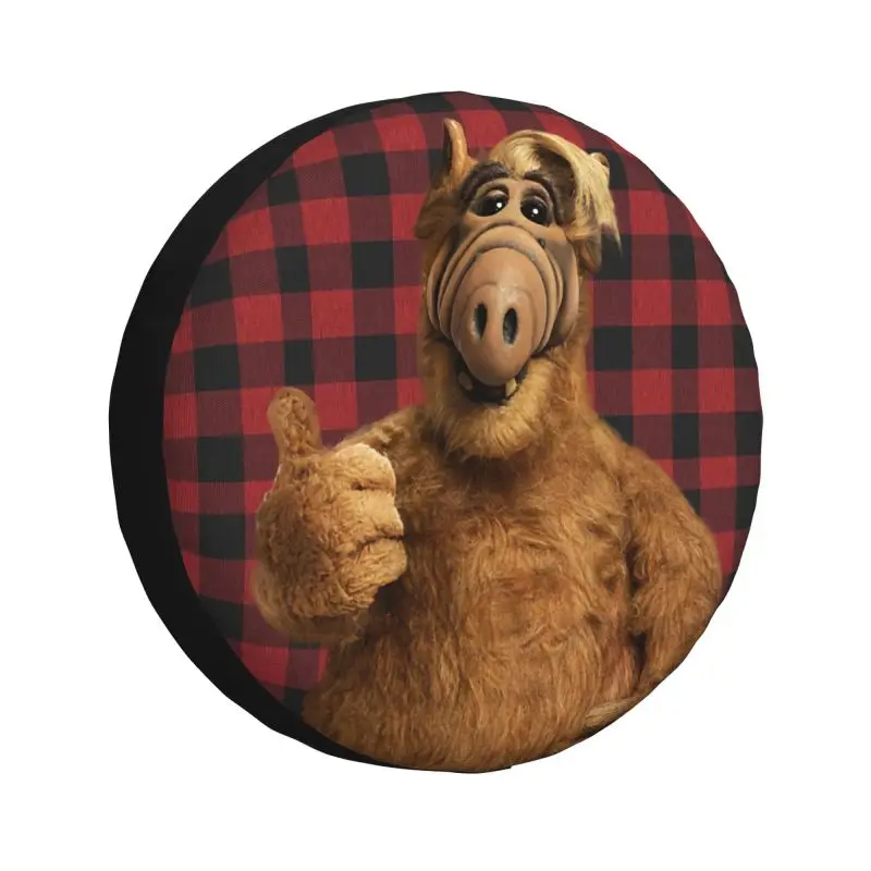 

Custom Alf Thumbs Up Spare Wheel Tire Cover for Toyota Alien Life Form Sci Fi Tv Show Jeep RV SUV 4WD 4x4 Vehicle Accessories