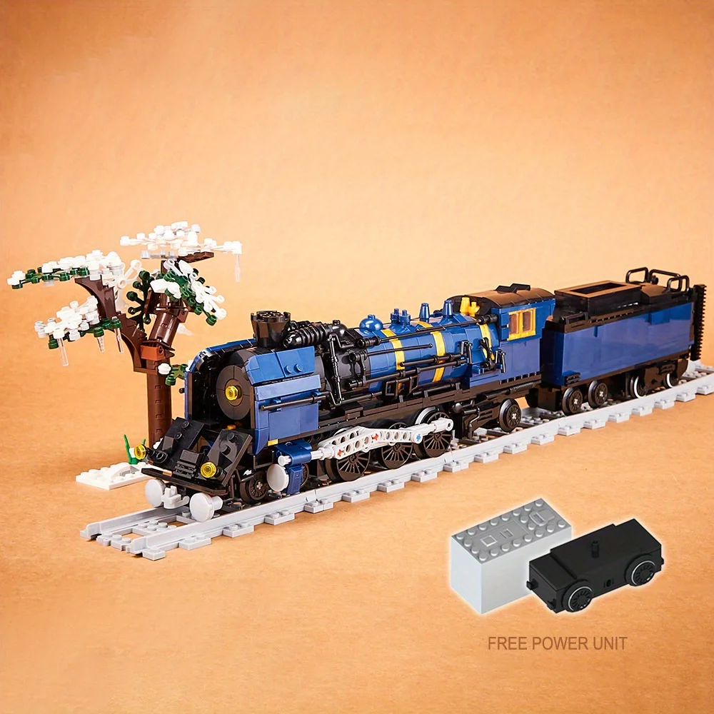 

Technic 1052pcs Building Blocks Toys Set High-Tech Orient Express Steam Train Bricks Home Decor Locomotive Perfect Retro Gift