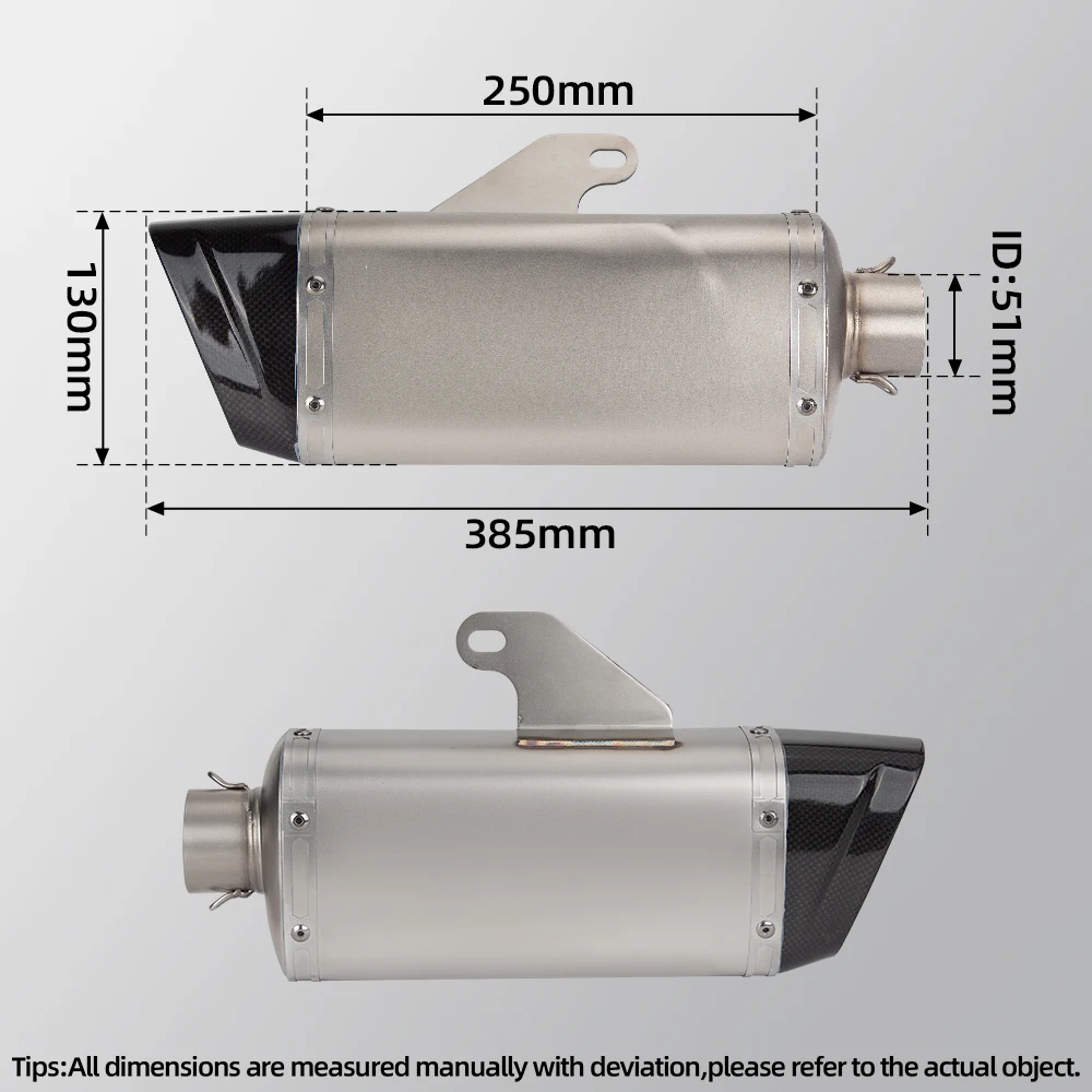 ZX10R Exhaust Muffler For Kawasaki Ninja ZX10RR ZX-10R/10RR 2011-2020 Motorcycle Slip on Line Exhausts Pipe Super Racing Tube