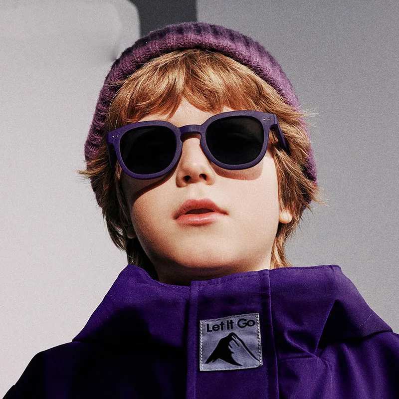 Kids Polarized Sunglasses Boys Girls Silicone Safety Square Sunglass UV Protection Sunglasses Outdoors Eyewear UV400