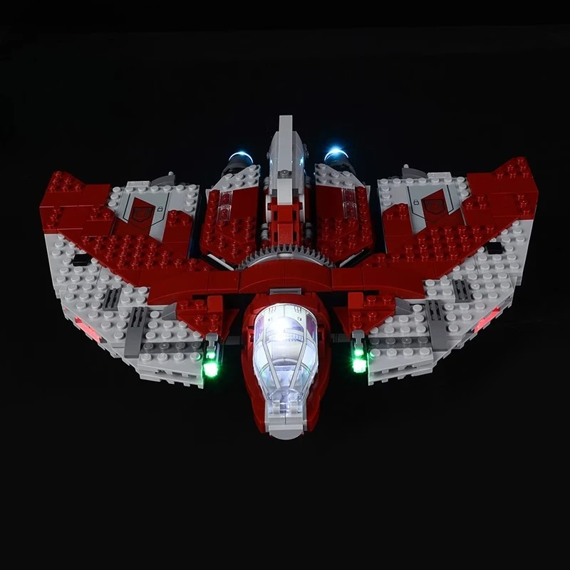 

Комплект светодиодного освещения подходит для LEGO Star Ahsoka Tanos T 6 Jedi Shuttle 75362 (не включая строительные блоки)