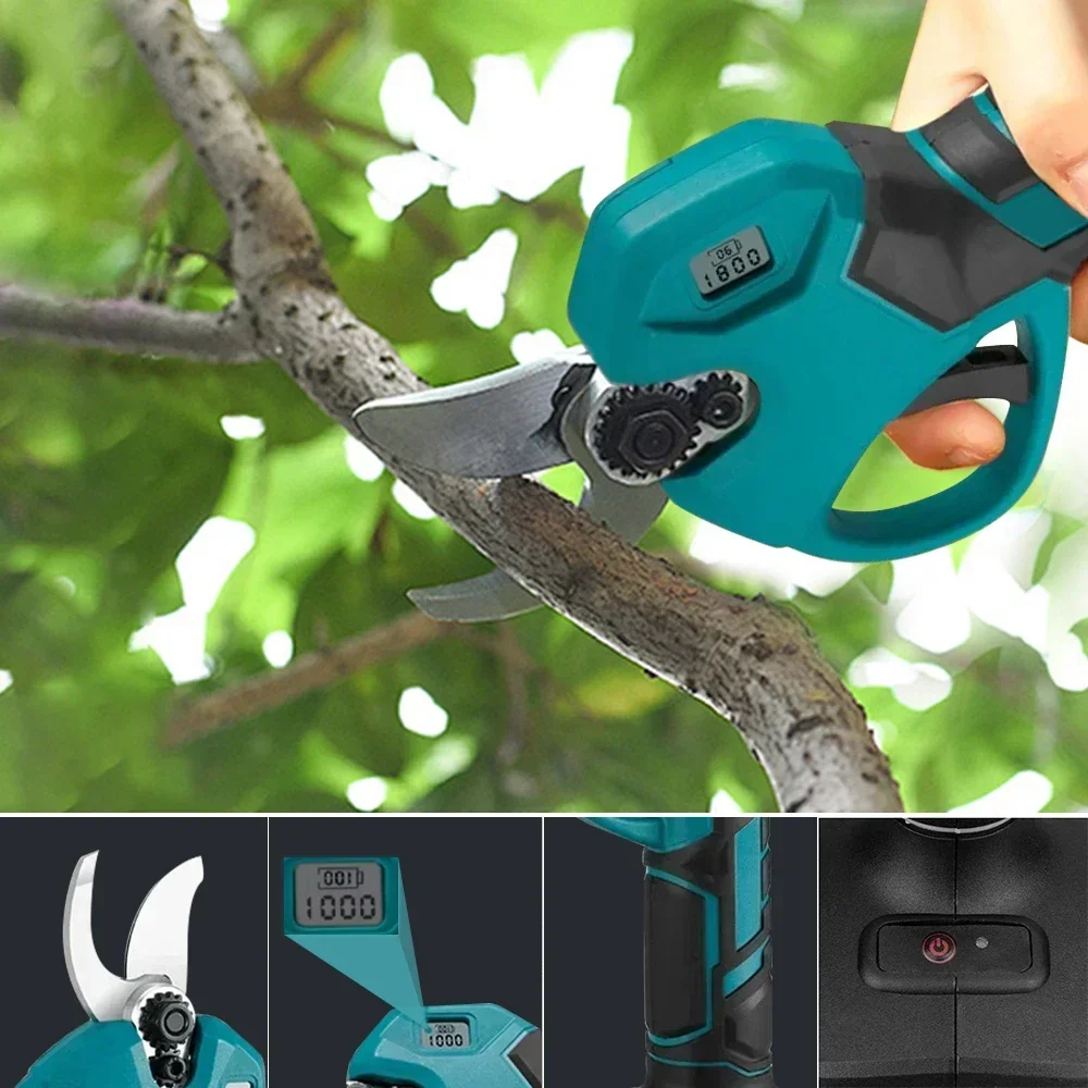 

For Makita 18v battery Scissors Brushless Electric Pruning Shears Garden, Tool Branche Cutter Cordless Electric Garden Fruit Tr