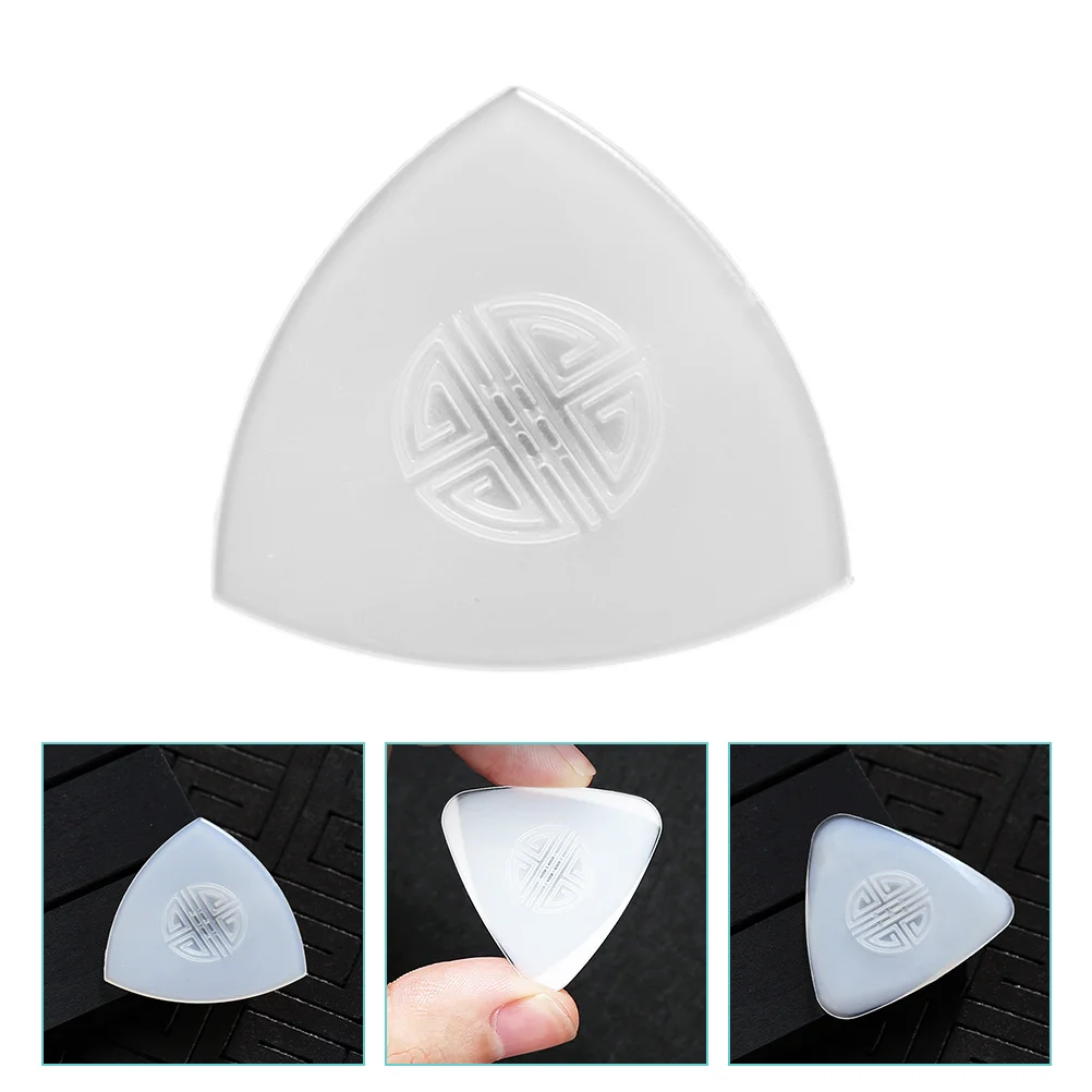 

4 Pcs Ruan Pick Acoustic Guitar Picks Zhongruan Accessories Plectrum for White Bulk