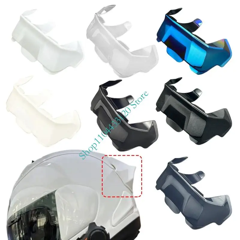 

0XXD Aerodynamic Motorcycle Helmets Spoiler Trim Lightweight ABS Material High Speed Stability Easy Installation Sporty Design