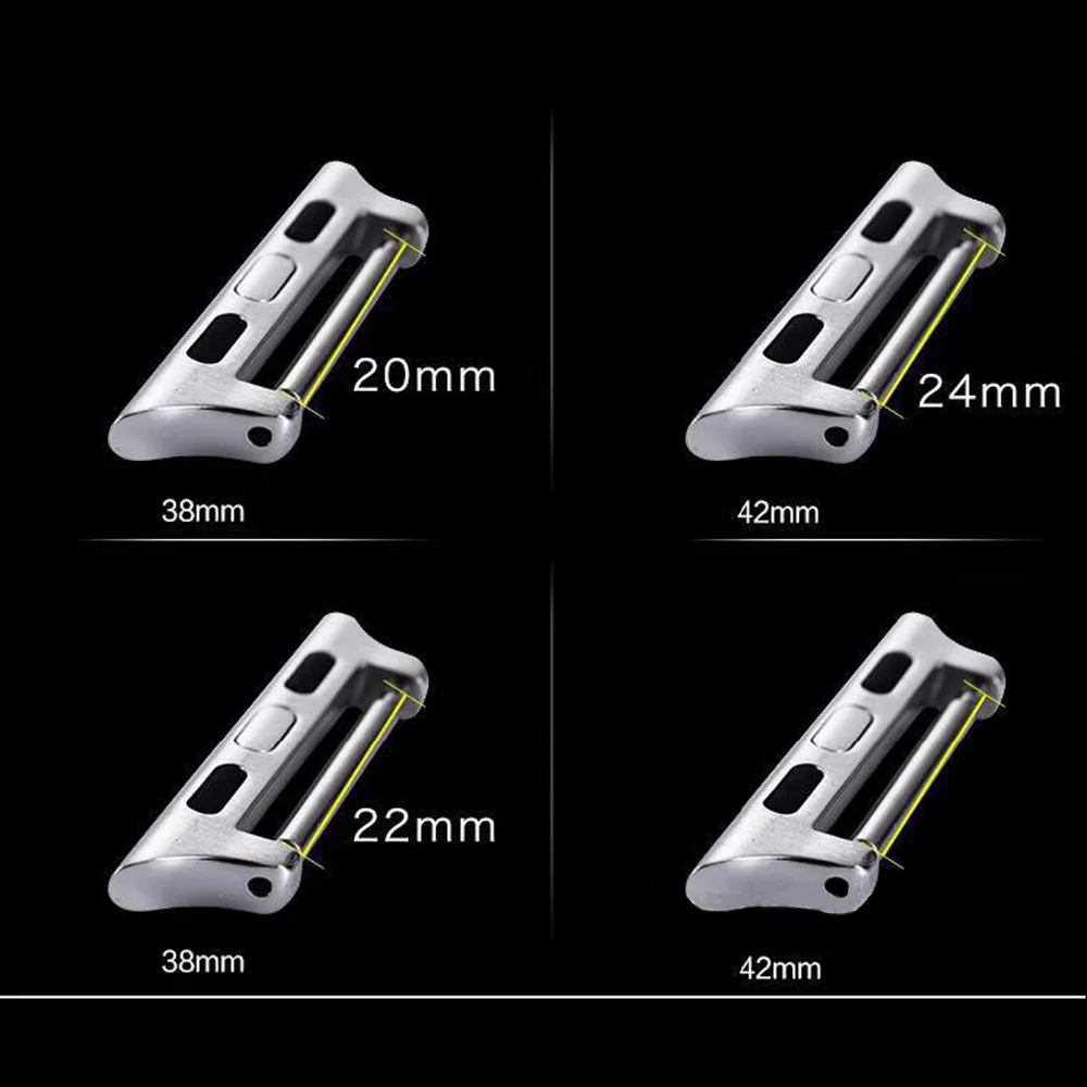 Adapter Connector For Apple Watch band 45mm 41mm 44mm 40mm 42mm 38mm accessories link bracelet iwatch series 9 8 SE 6 5 4 3 7