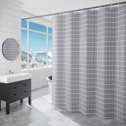 Waterproof Shower Curtain Polyester Thickened Bathroom Window Fabric Waterproof Shower Curtain