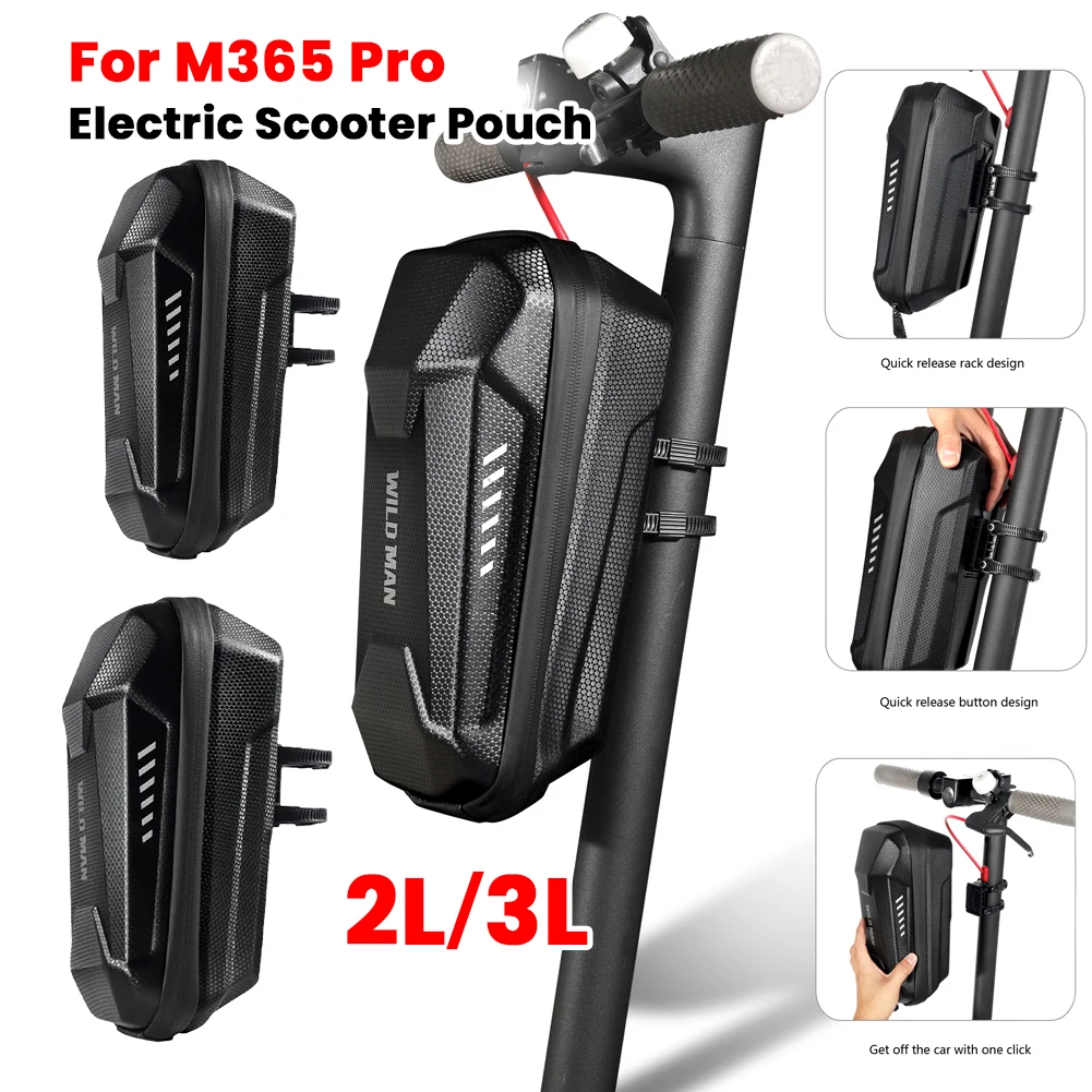 

WILD MAN Водонепроницаемый чехол для электрического скутера из искусственной кожи с твердым корпусом для M365 Pro