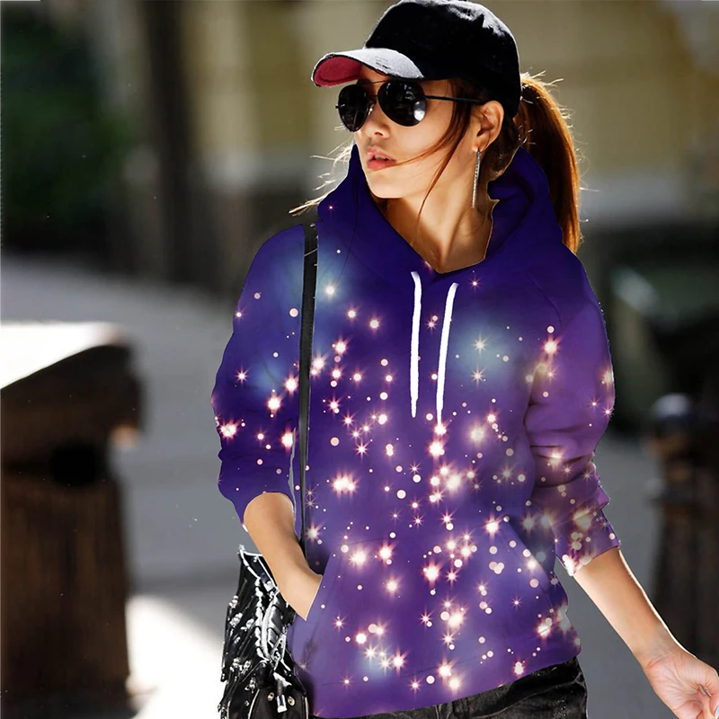 Autumn Beautiful Glitter 3D Print Hoodies Men Women Fashion Casual Sweatshirts Oversized Hoodie Pullovers Tracksuit Clothing