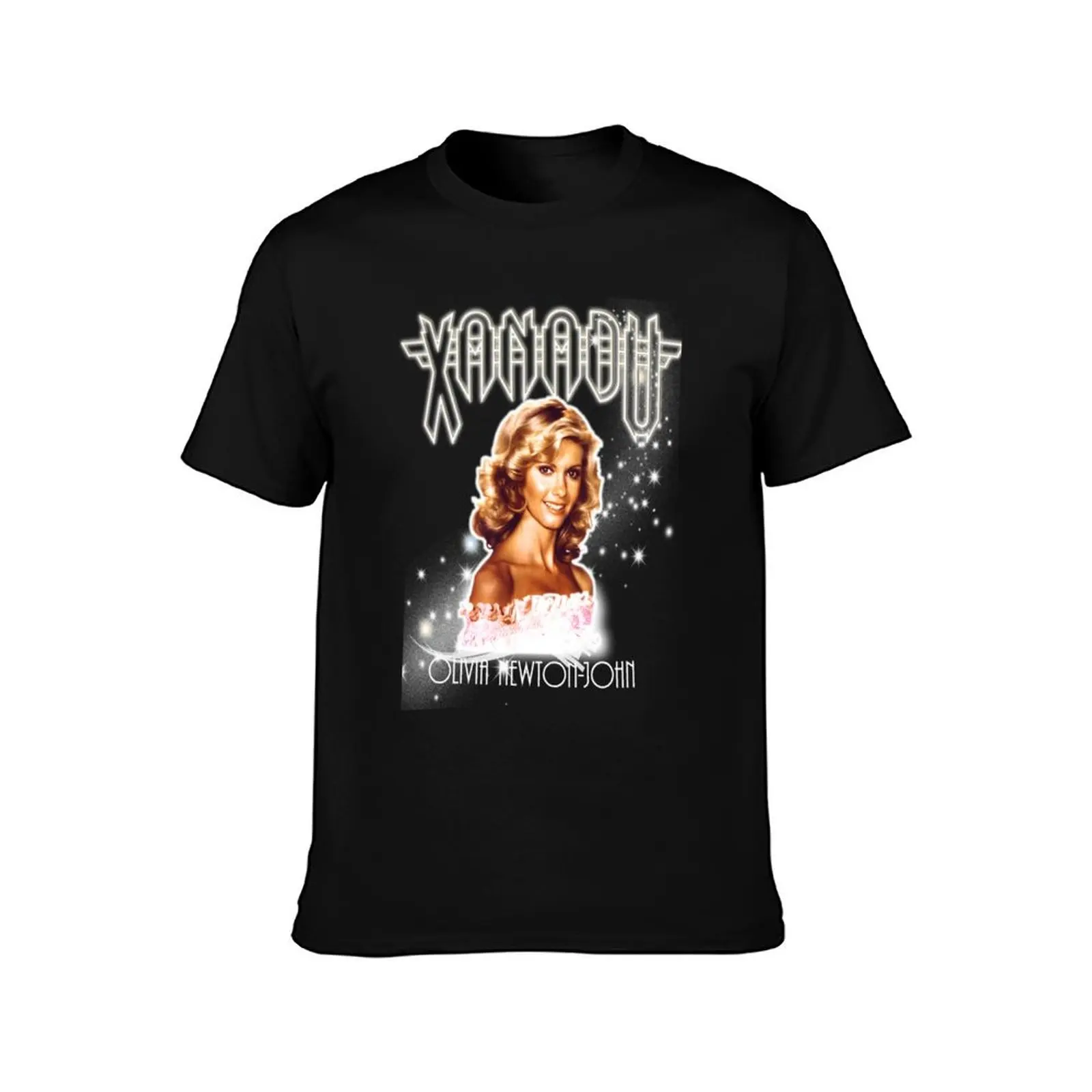 Olivia Newton-John - Xanadu - Million Lights Dancing Classic T-Shirt Soft Basic Cotton Short Sleeve Tee T-Shirt
