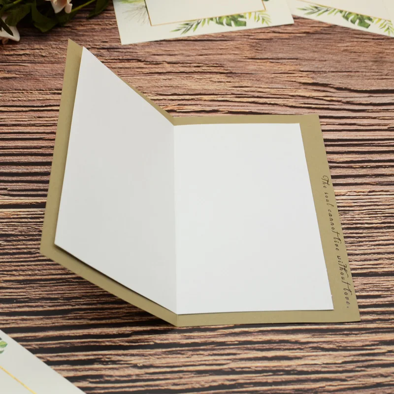 Simple Vow Card Fresh Declaration Creative Vows Wedding Letter Speech Wedding Niche Bride and Groom's Confession Book