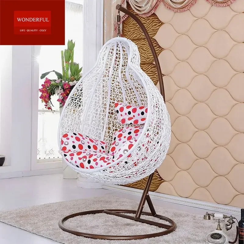 All Hand-made Rattan Swing Wicker Chair Hanging Chair Indoor Swing Chair Outdoor Garden Villa Hanging Basket