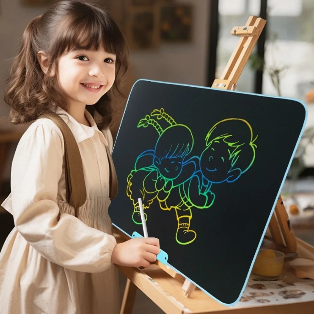 Tablet Tulis LCD 20 Inci Digital dengan Layar Berwarna Papan Tulis Ajaib Alat Seni Elektronik Alas Gambar Mainan Edukasi