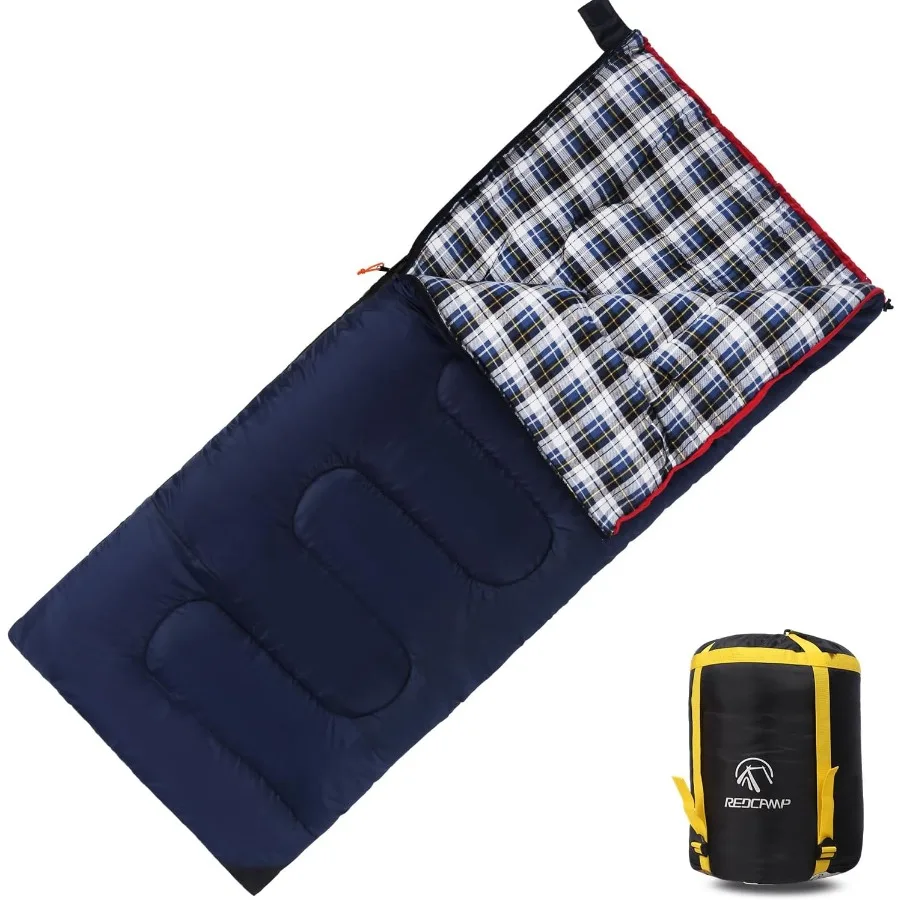 حقيبة نوم من القطن الفانيلا للتخييم وحقيبة الظهر للبالغين أكياس نوم مغلف للطقس البارد مع حشوة 2 3 4 6 رطل للخارجية