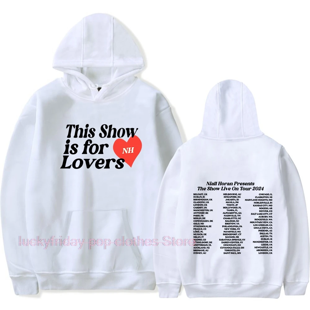 Niall Horan THIS SHOW IS FOR LOVERS DATES Hoodies Merch Popular Graphics Print Unisex Trendy Casual Streetwear