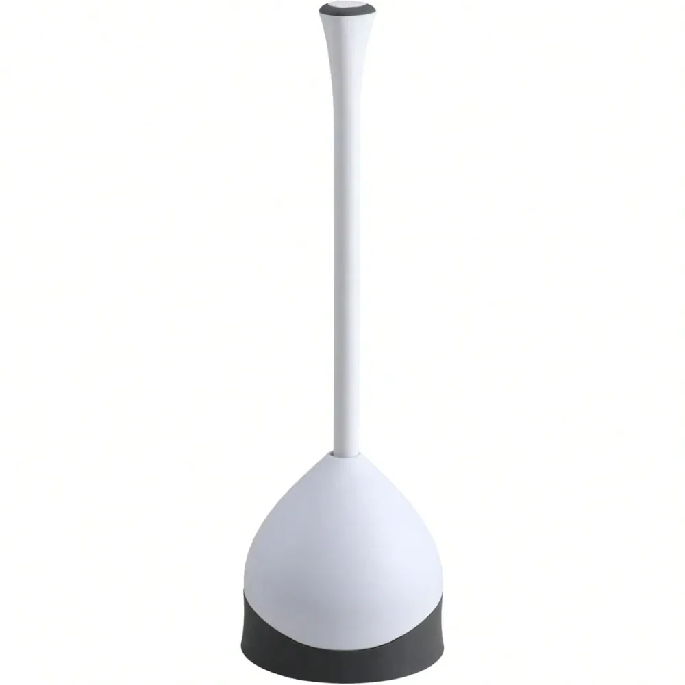 

Plunger With Hideaway Caddy, Set Of 2 For Bathroom Organization And Storage, Bathroom Accessories, Toilet Unclogger, With Holde