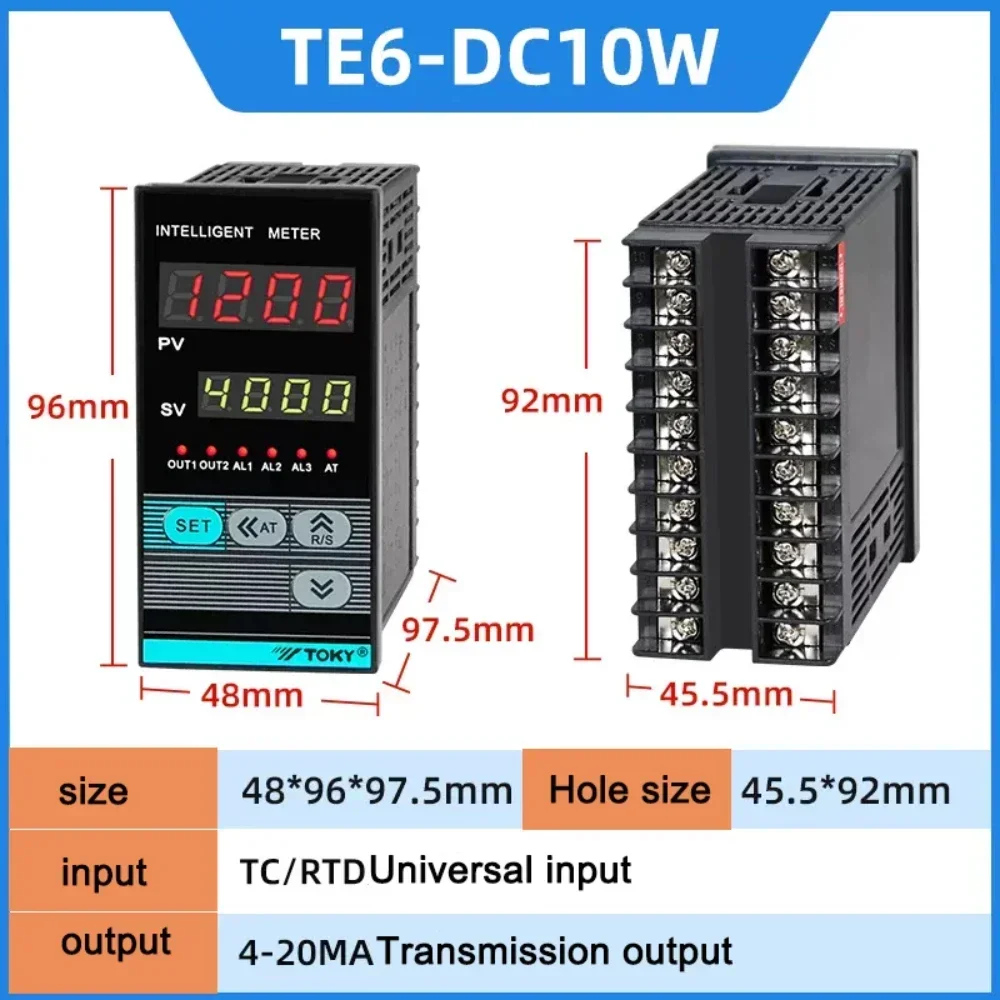 TOKY 온도 조절 meterTE6-SC18W, DC10W, TE6-RB10W, 온도조절기