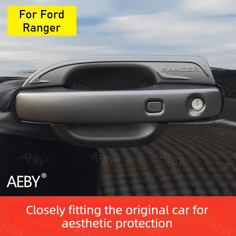 

For Ford Ranger 2022-2026 Blackout taillight cover,Gloss Black Tail Light Cover Trim UV Protection,Large tail light cover