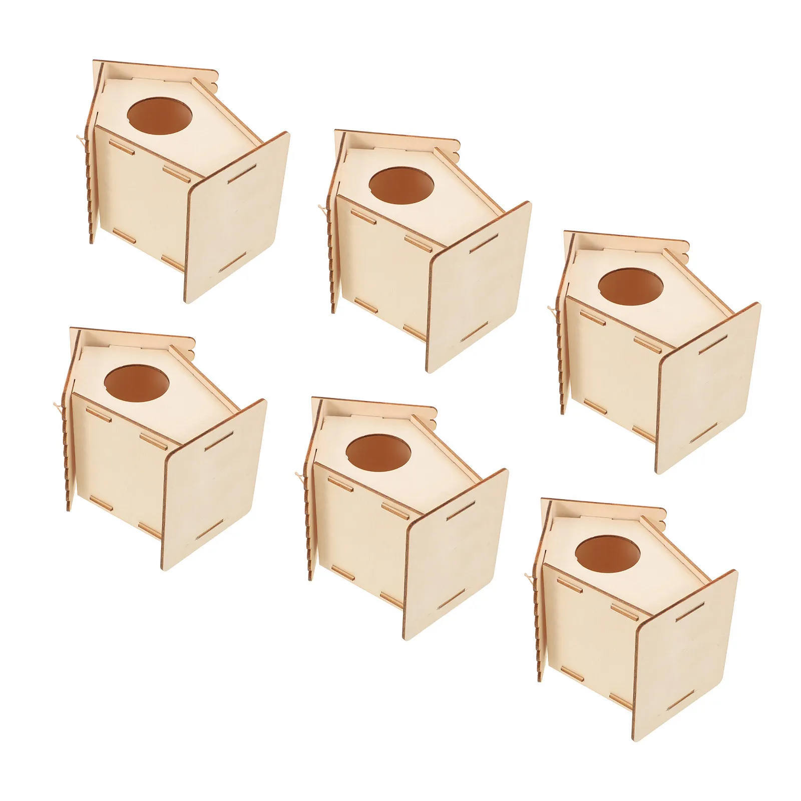 kit-de-artesanato-para-criancas-com-6-pecas-casinhas-de-passaros-de-madeira-pintaveis-conjunto-de-construcao-de-mini-casinhas-de-passaros-inacabadas-para-pintura-criativa-ao-ar-livre