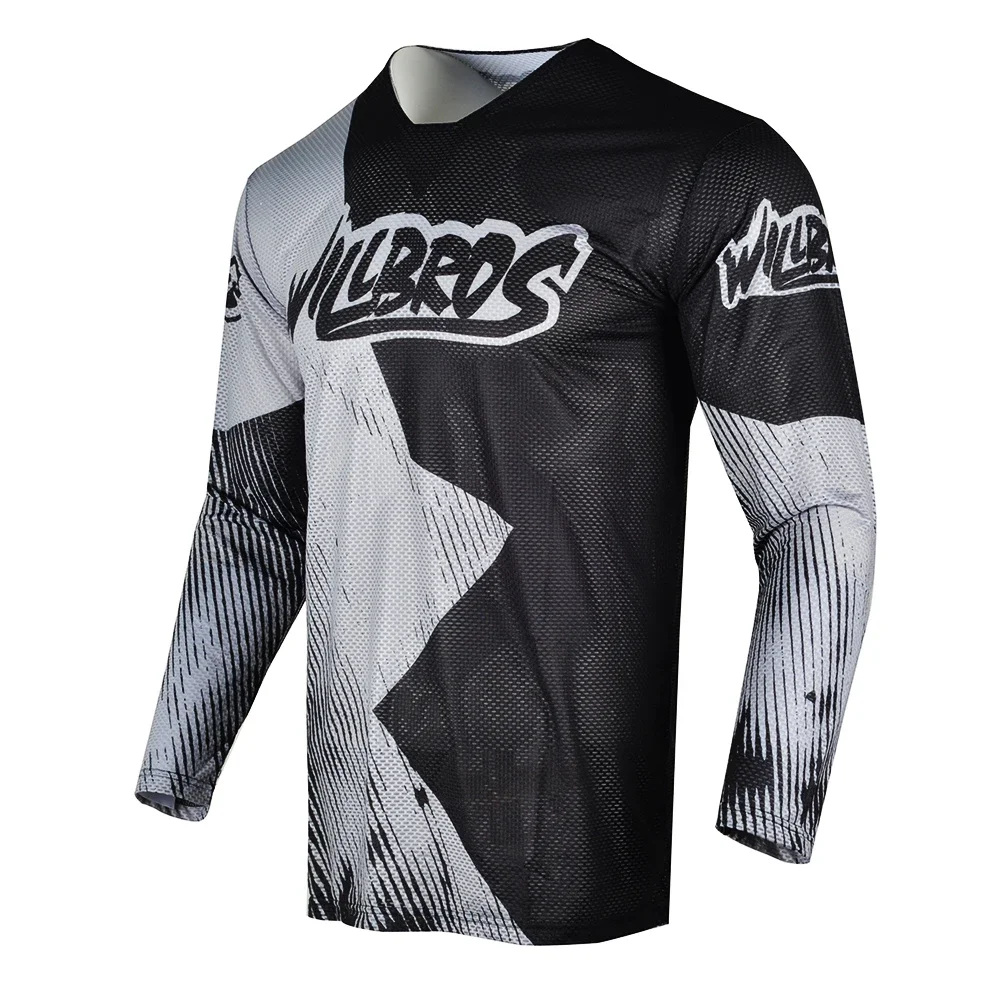 

Motocross Racing Jersey MX BMX DH Dirt Bike Long Sleeve Enduro Off Road Clothes Mountain Bicycle Cycling Quick Dry T-shirt