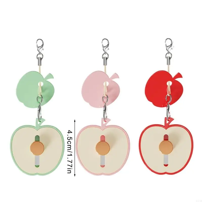 Space Saving Vegetable Fruits Peeler with Retractable Blade Travel friendly Peeling Tool with Keychain Kitchen Gadget 37JD