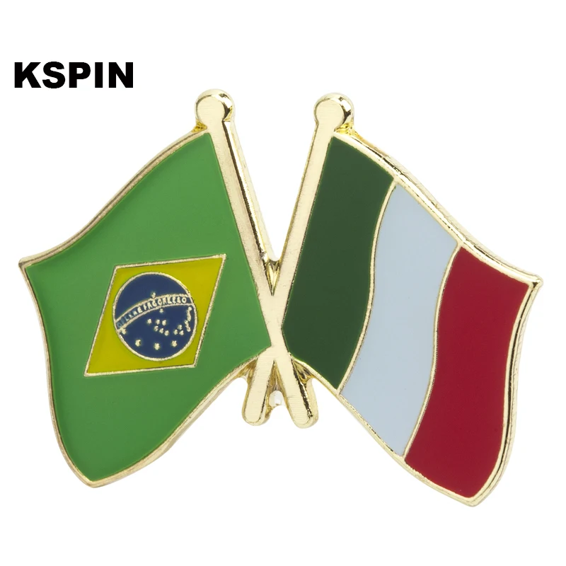 Brazilië Vlag Resp Pin Badge Broche