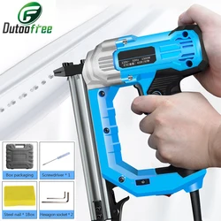 2300W Electric Nail Gun 6 Speed Nail Gun Steel Nail Gun For Woodworking Concrete Nailer Cement Wall Steel Row Nail Gun 220V