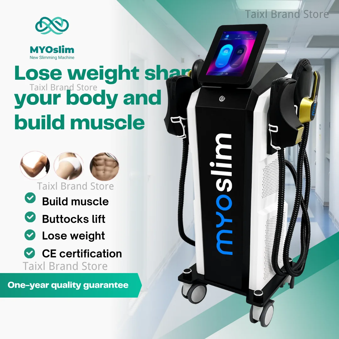 

MYOslim Body Sculpt Machine 6500W 15T 200HZ EMS Neo RF Nova HIEMT Muscle Building Fat Burning Weight Loss Muscle Stimulation CE
