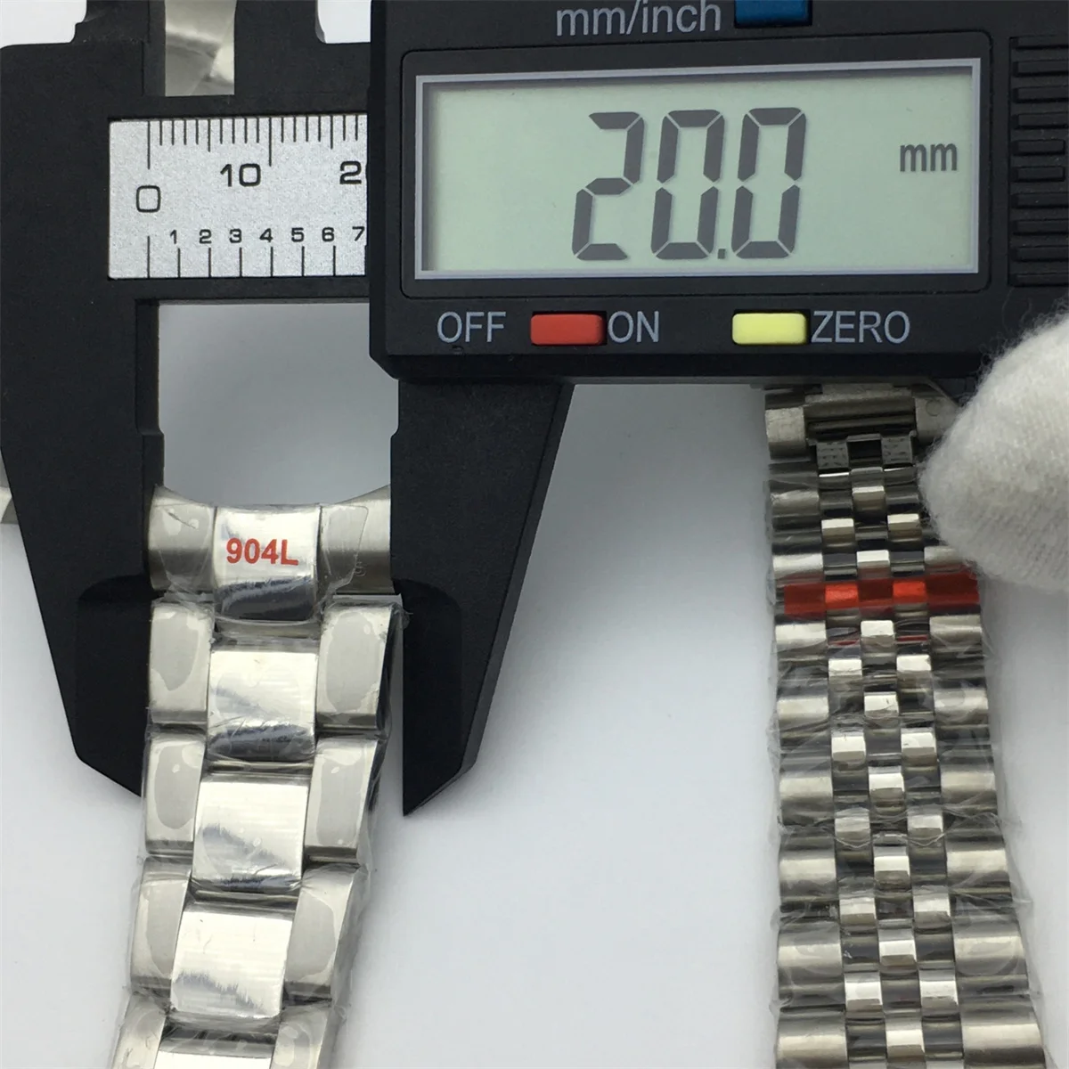 BLIGER 20 mm 21 mm 316L roestvrijstalen armband Opvouwbare gesp past op de BLIGER 36 mm 38 mm 39 mm 40 mm 43 mm kast