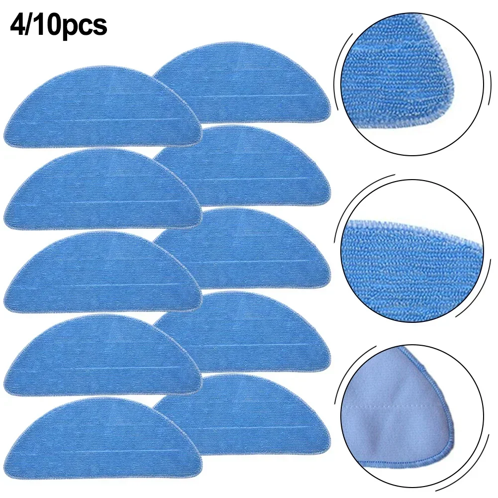 4/10 Pcs Microfiber Rags Mop Cloth For OKAMI U80 U90 U100 Robot Vacuum Cleaner Replacement Home Appliance Parts Accessories