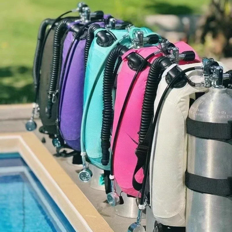 Scuba diving carbon fiber board back fly long and short throat regulator