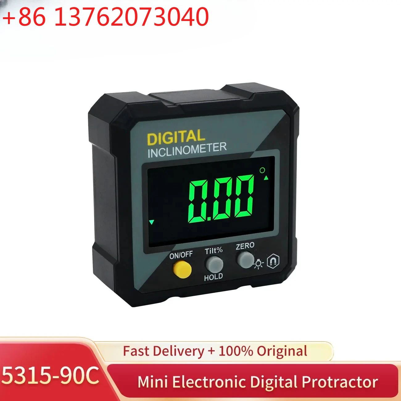 New Angle Protractor 360 Degree Mini Electronic Digital Protractor Inclinometer Angle Finder Gauge Measurement Box