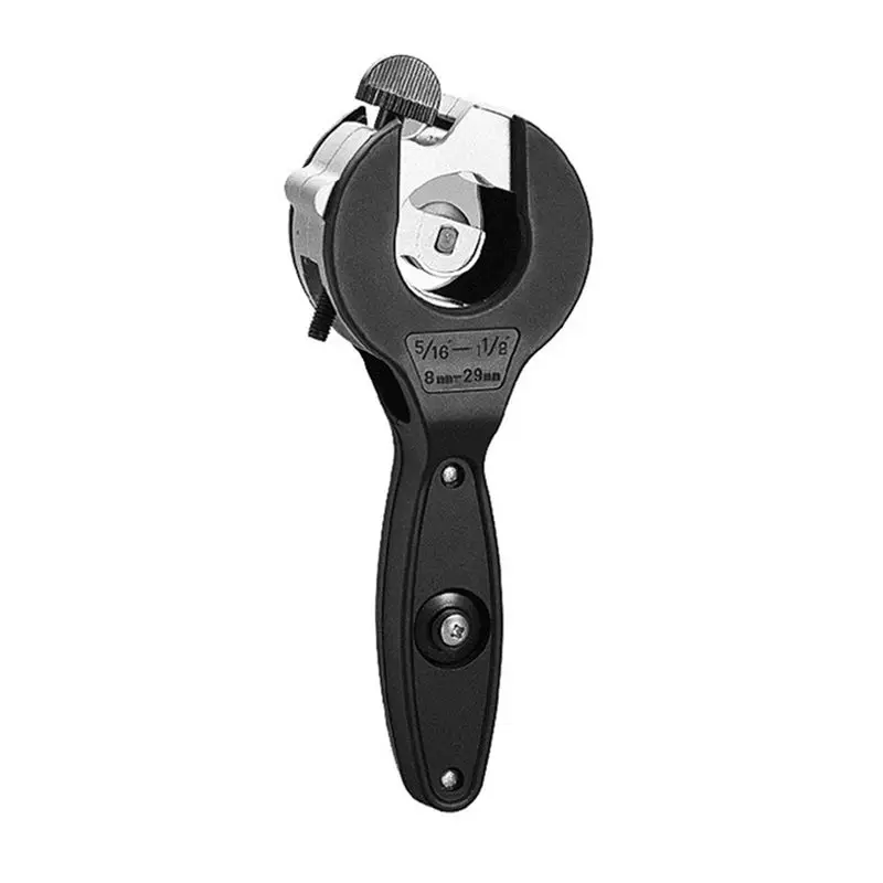 B84B-Ratcheting Tubing Cutter 8-29Mm Universal Hose Cutting Tool Pipe Scissors Hand Operated