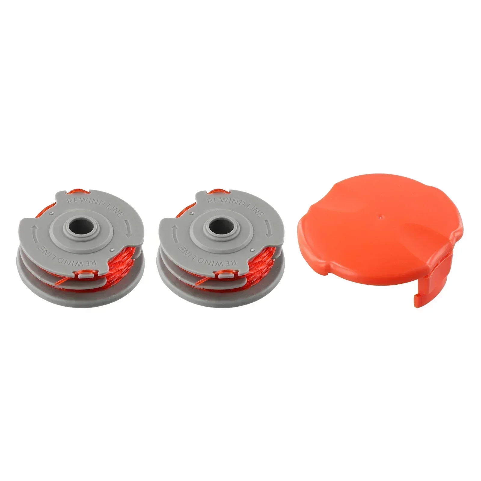 Spool Cover Cap With 2pcs Spool For Contour 500 Power Plus 500 & 500XT Cordless Grass Lawn Mower Garden Replacement Tools