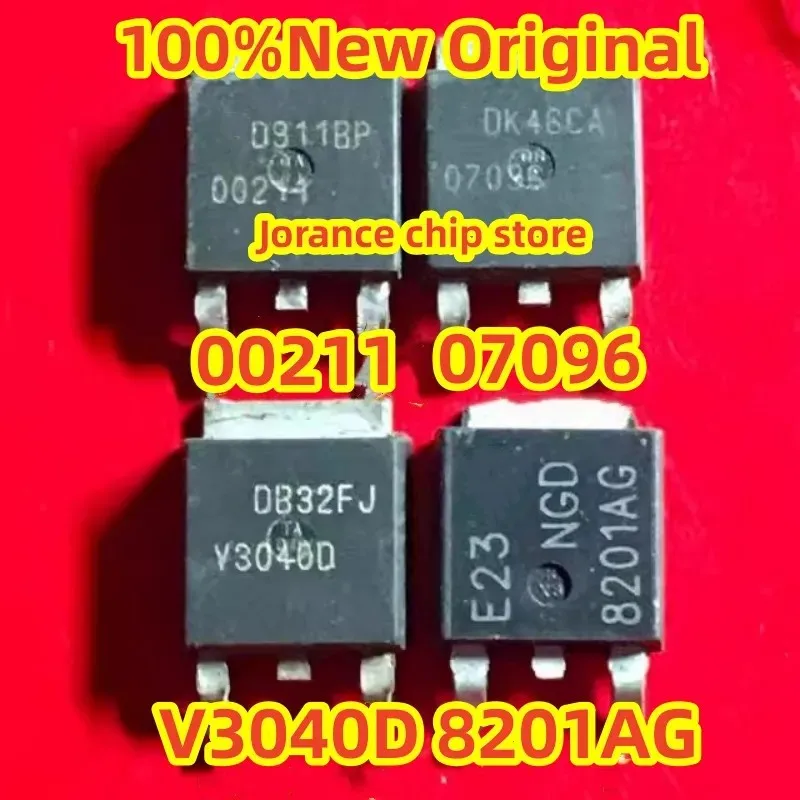 5PCS/lote 00211 TO252 V3040D 07096 NGD8201AG Chip de Transistor de Ignição Automotiva Original Novo