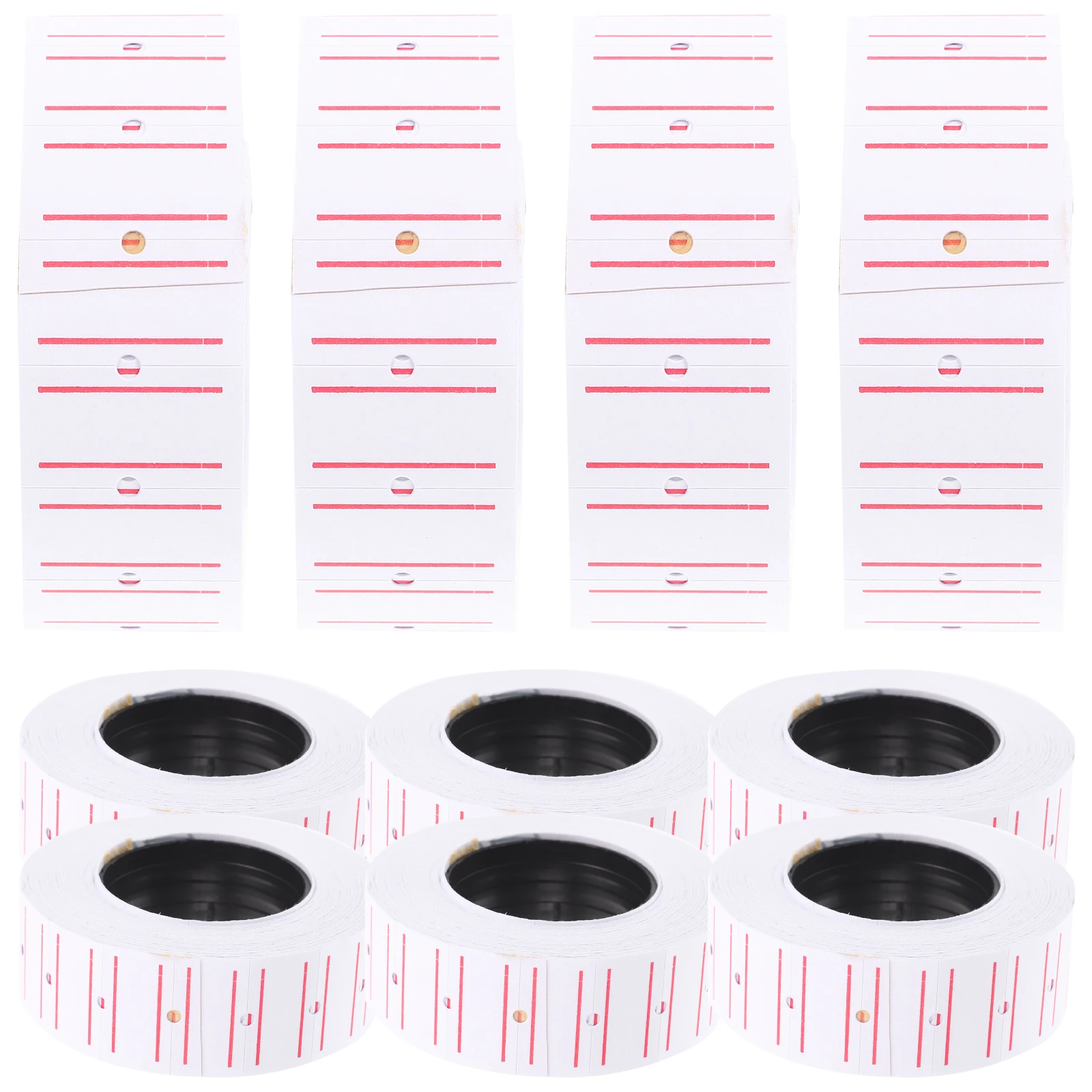 

Price Paper Labels for Single Row Machine Supermarket Cost Tag Sticker Sale Tags Marker Label Paper Quality