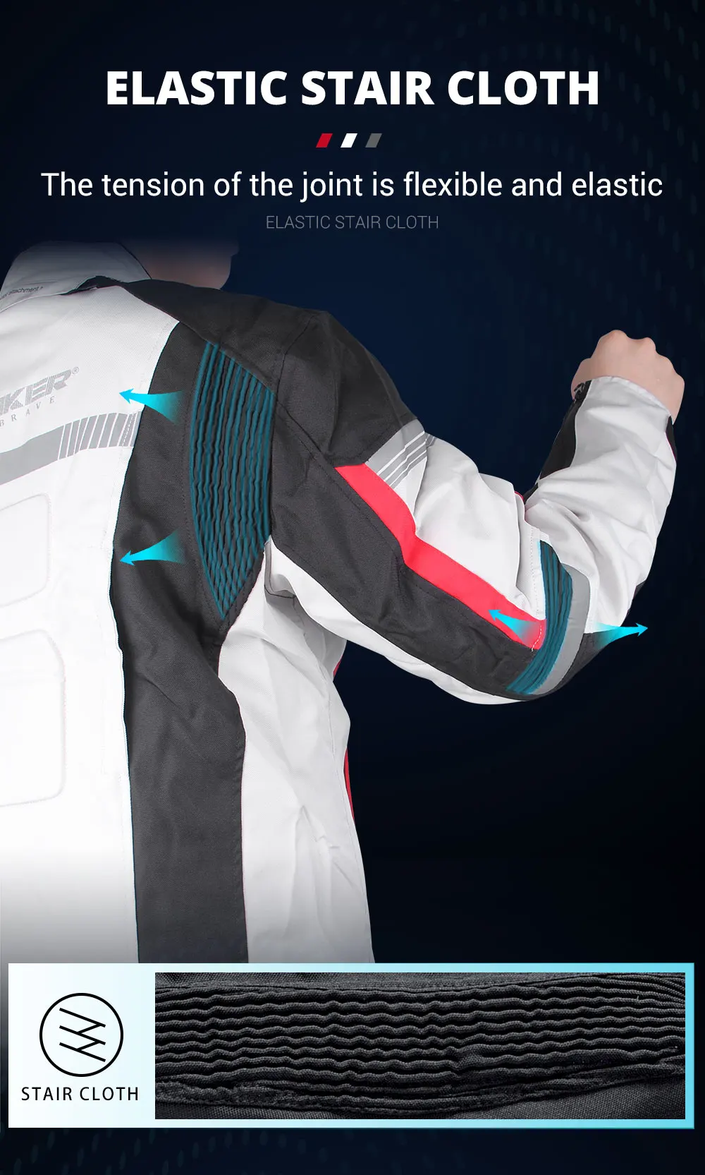 HEROBIKER Waterproof Motorcycle Jacket Man Racing Jacket Wearable Motorcycle Pants Moto Clothing With EVA Protection 17 Scbe4b57157664296abdf2bb837500051V