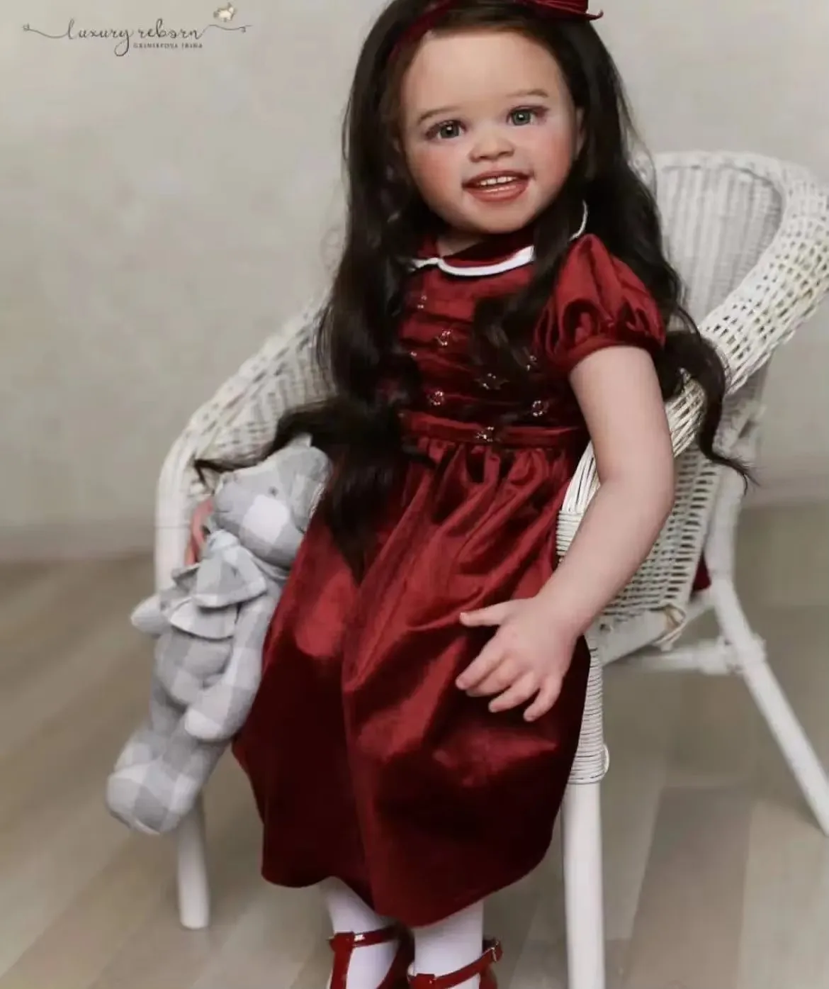 

DLS Shanti 76cm Reborn Baby With Hand-Rooted Hair Already finished Doll