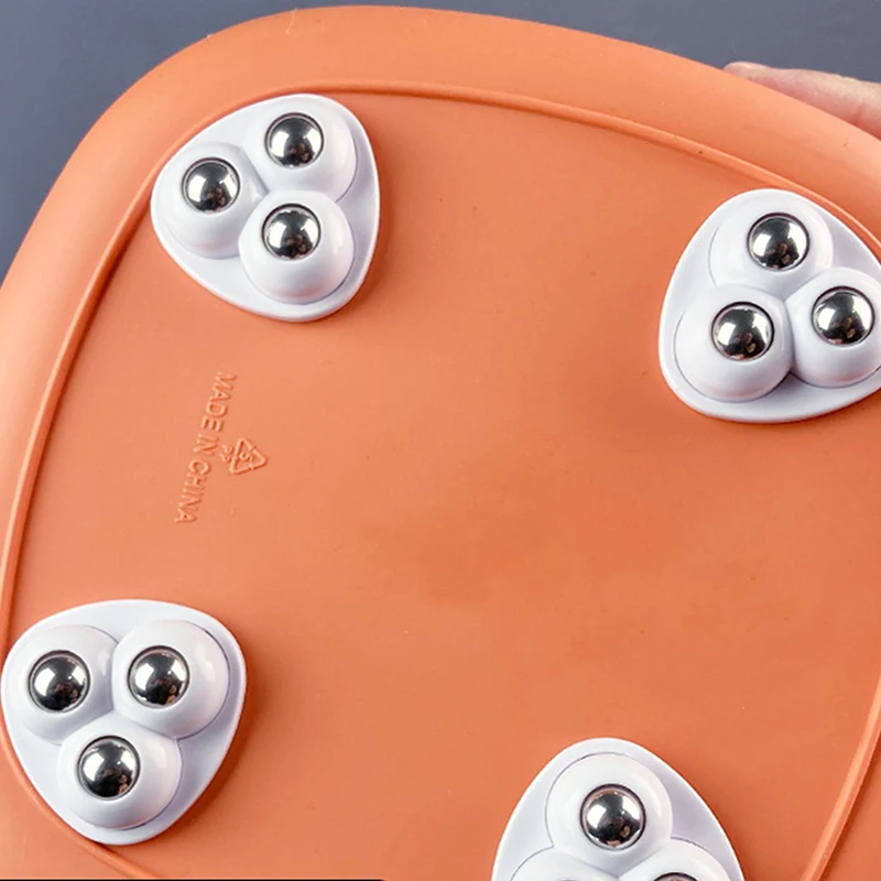 Puleggia universale ruote rotanti Mute resistente all'usura Non punzonatura 3 perline per scatola portaoggetti per mobili comodino spostare accessorio