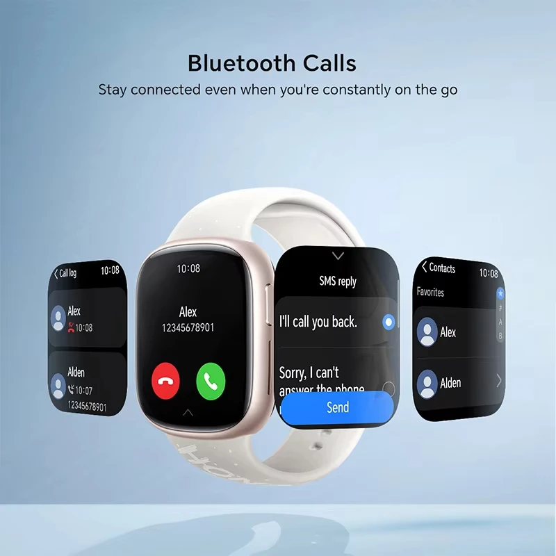 Honor Watch 4 ساعة ذكية مع 1.75 بوصة AMOLED مراقب معدل ضربات القلب والنوم والإجهاد حزام ساعة رياضي بعمر بطارية 14 يومًا #3