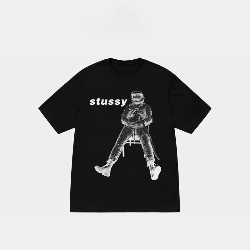 

Trendy astronaut LOGO round-neck short-sleeved T-shirt 2025 Summer New fashion for both men and women