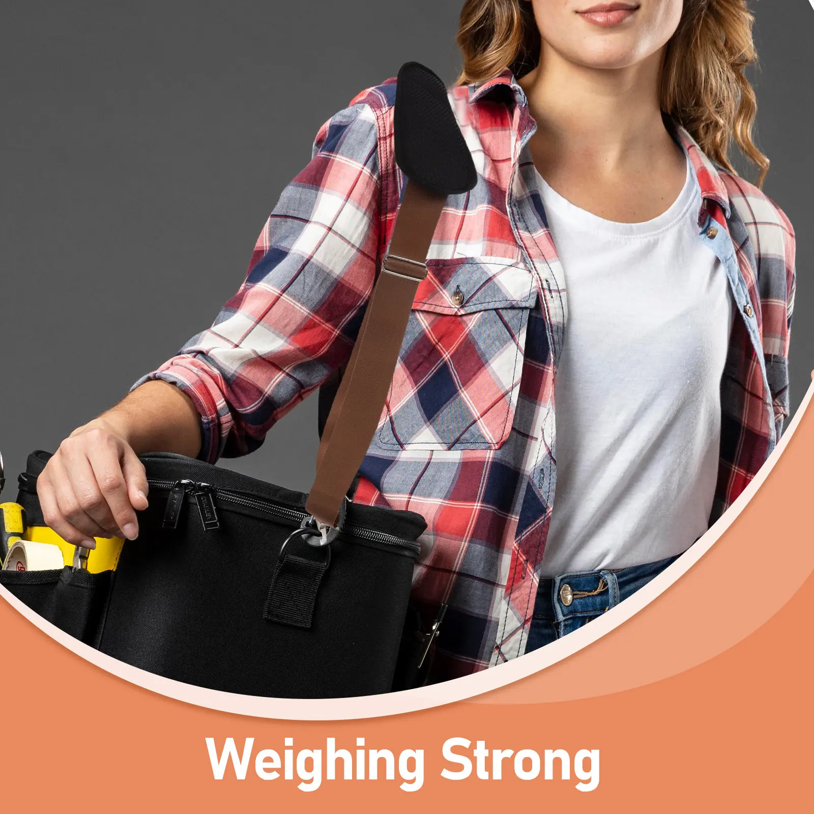 Adjustable Crossbody Bag Replacement Nylon Luggage Strap For Shoulder Strap For Tool Bag For Students Inch Wide