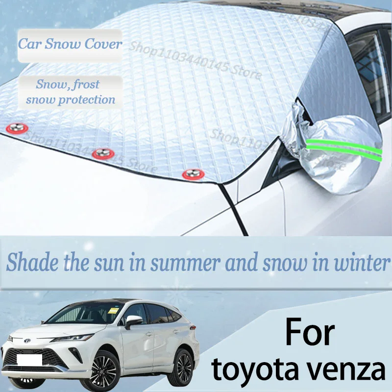

For toyota venza car Snow Windscreen, Snow, Frost, Dust and UV Visor, Winter car clothing, thick magnetic