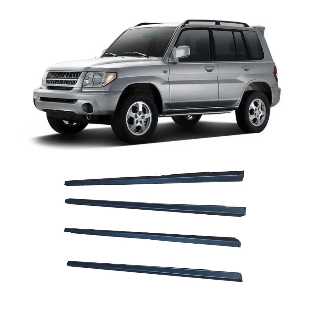 

4 Pieces Out Glass Rubber for Pajero Mini H60 MR351775 Weather Strip for Montero Pinin MR365451 Moulding for Shogun H70