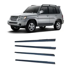 4 Pieces Out Glass Rubber for Pajero Mini H60 MR351775 Weather Strip for Montero Pinin MR365451 Moulding for Shogun H70